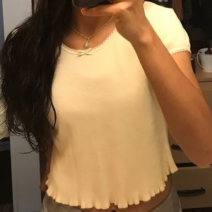 Yellow cute tee